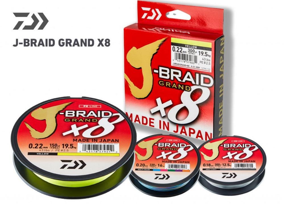 Daiwa J-Braid x8 Grand Braided Line
