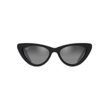 MAUI JIM Lychee Sunglasses Black Gloss |  Dual Mirror Silver to Black