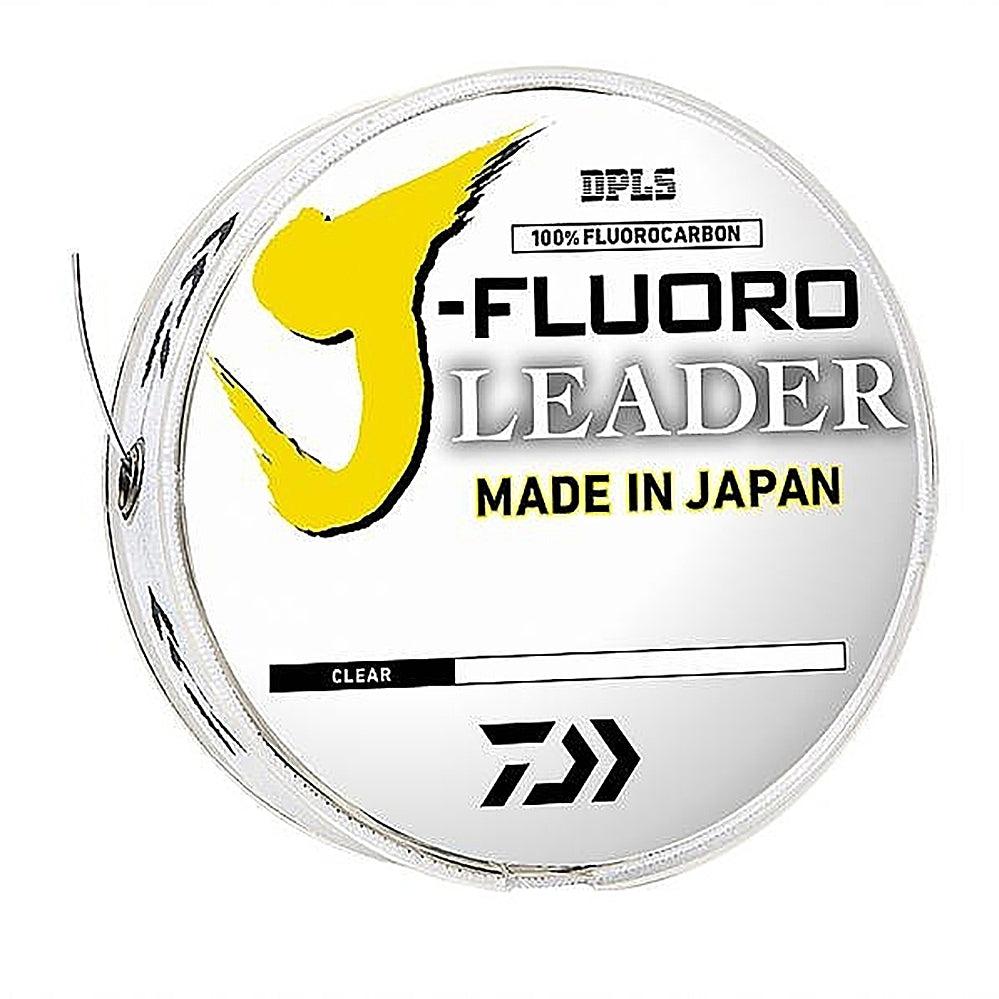 Daiwa J-Fluoro Fluorocarbon Leader with Parallel Spooling Band 100 Yds