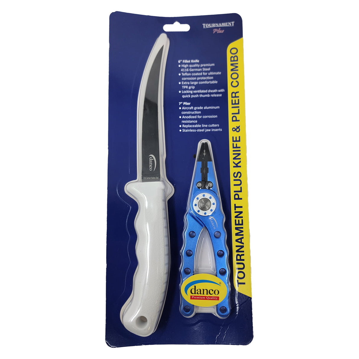 DANCO Tournament Plus Knife & Plier Combo - White