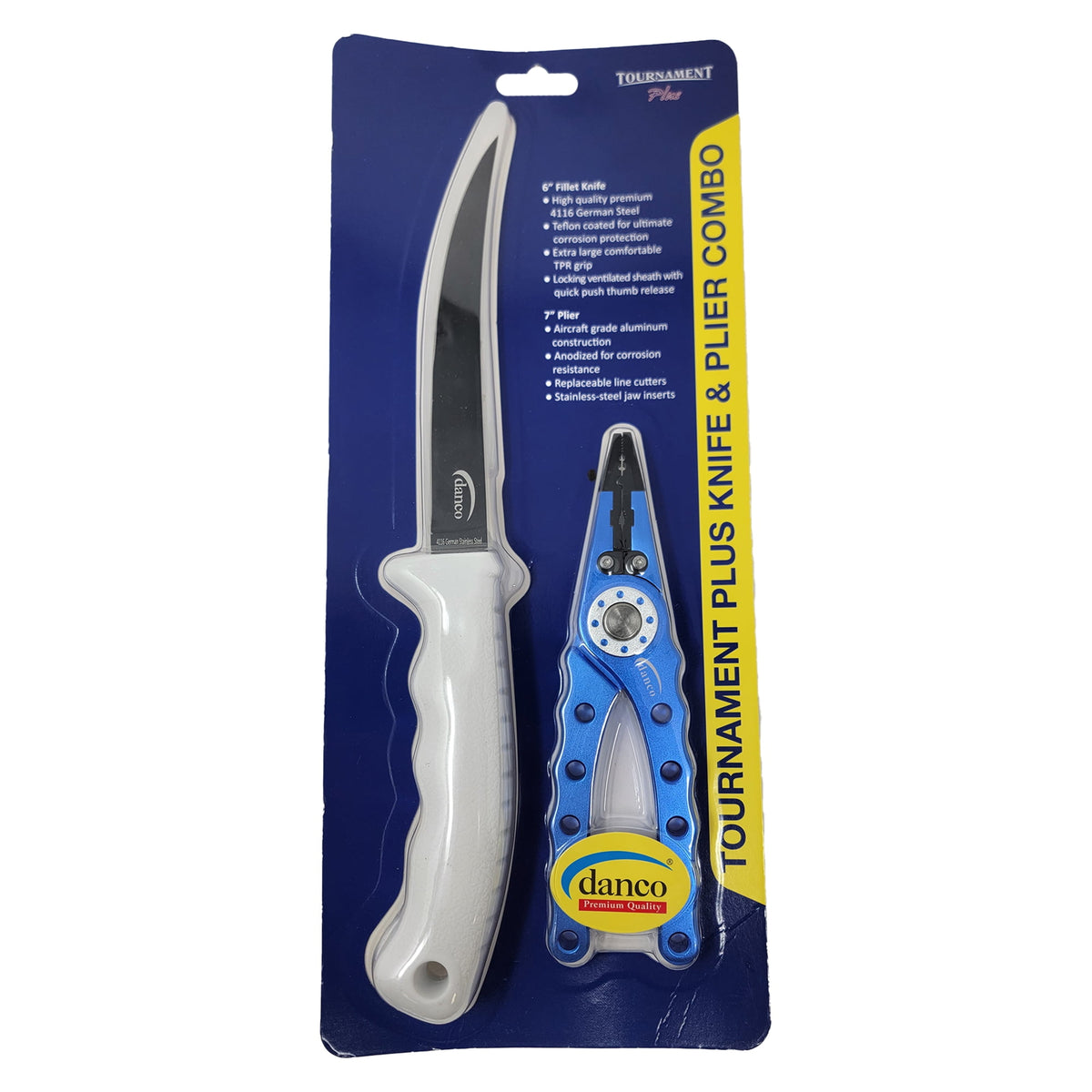 DANCO Tournament Plus Knife &amp; Plier Combo - White