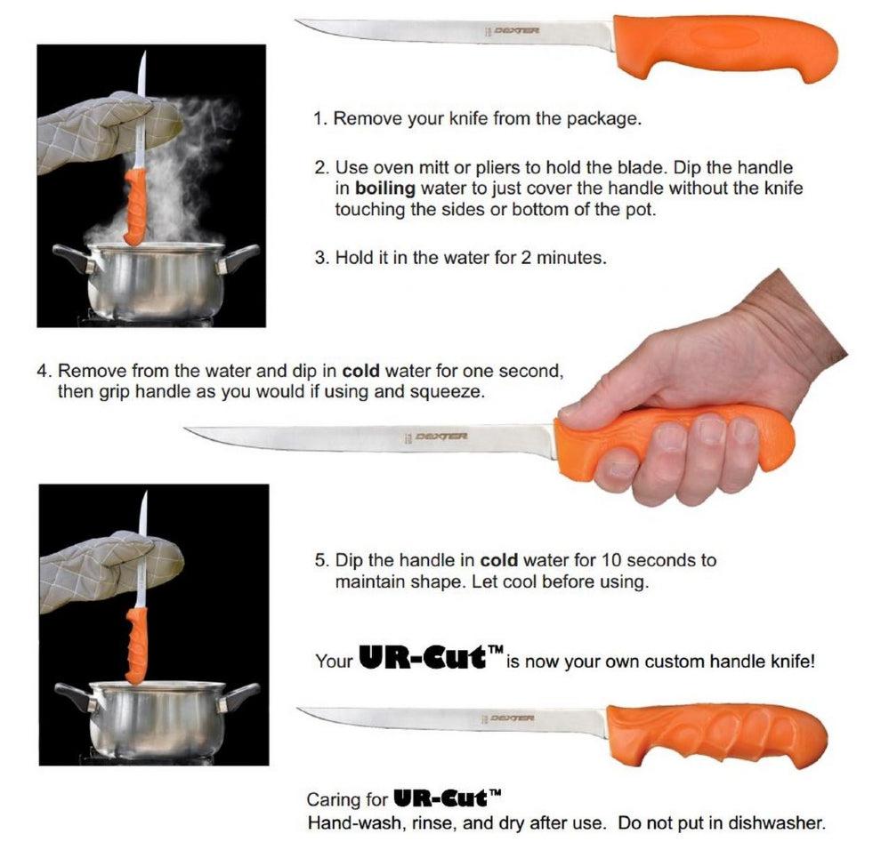 Dexter 8&quot; UR-Cut Moldable handle fillet knife
