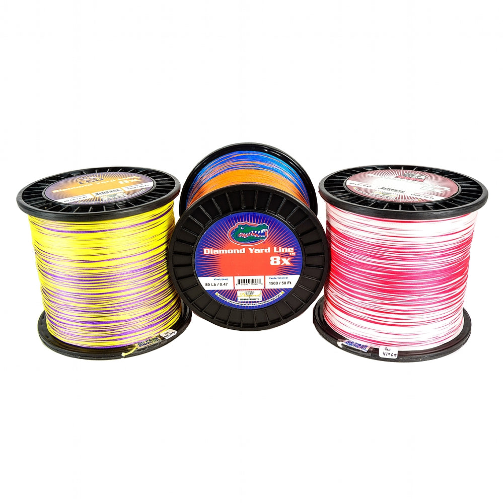 Diamond Yard Line Jigging Series 8X Solid Braided Line - 1500 Yards