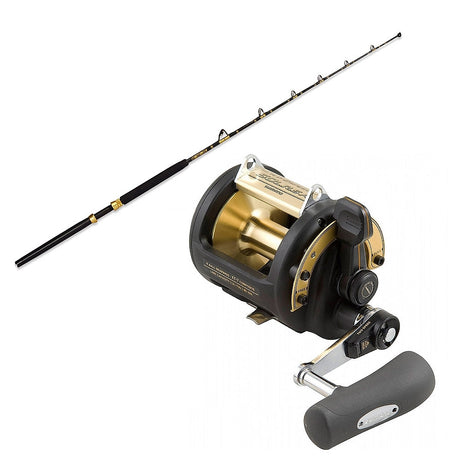 ECA 50-100 6' Slick Butt CHAOS Gold With Reels Conventional & Trolling Combo