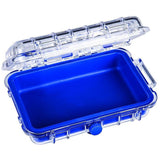 Flambeau 302HD Series-Tuff Box with Zerust-Blue and Clear Lid 6.5" x 4.7"