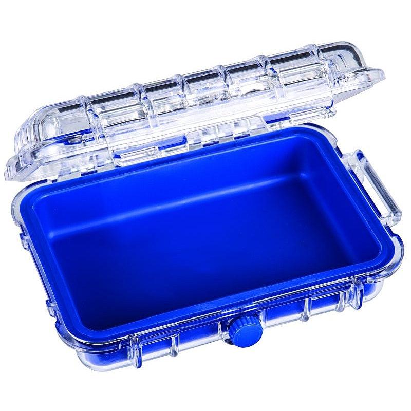Flambeau 302HD Series-Tuff Box with Zerust-Blue and Clear Lid 6.5&quot; x 4.7&quot;