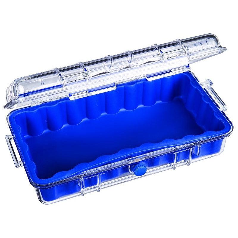 Flambeau 602HD HD Series-Tuff Box with Zerust-Blue and Clear Lid 9.8" x 5.6"