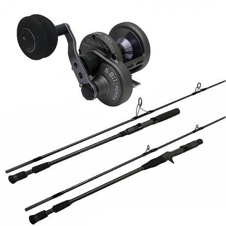 Free Fin-Nor Primal Reel with Black Hole Cape Cod Special Slow Pitch Jig Rod 6FT6IN (Conventional) Combo