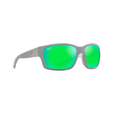 MAUI JIM Mangroves Sunglasses Matte Dark with Light Grey interior | MAUIGreen