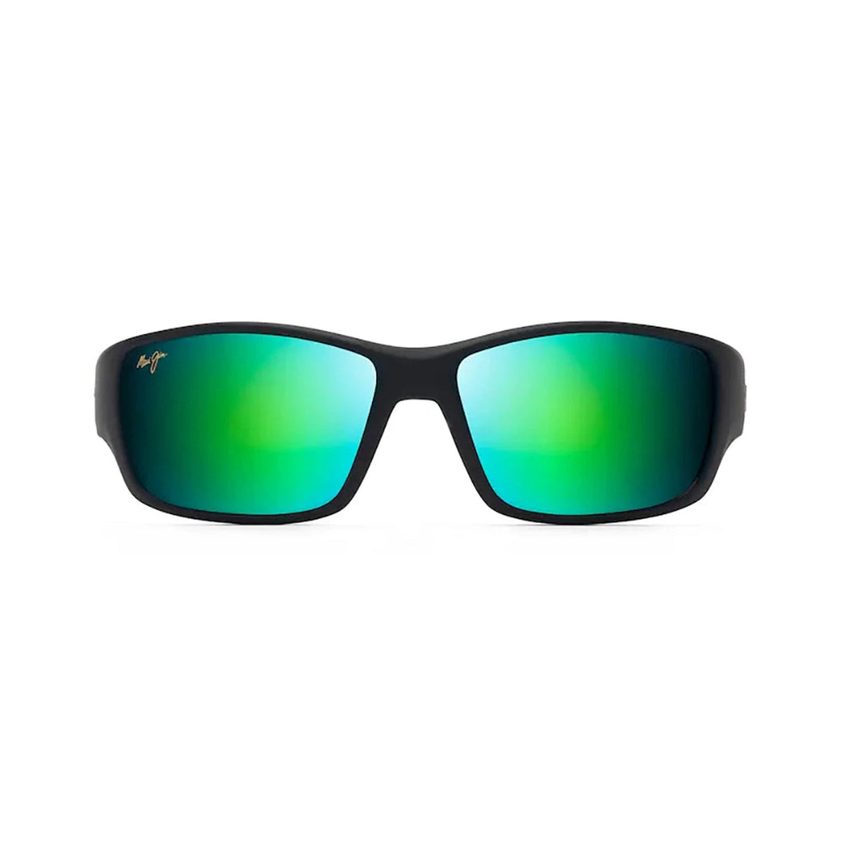 MAUI JIM Local Kine Sunglasses Soft Black with Dark Transparent Green and Light Transparent Grey | MAUIGreen