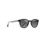 MAUI JIM Hiehie Sunglasses Shiny Black with Trans Light Yellow | Neutral Grey