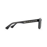 MAUI JIM Maluhia Sunglasses Shiny Black with Trans Light Grey | Neutral Grey