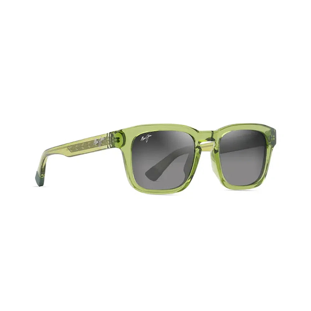 MAUI JIM Maluhia Sunglasses Shiny Trans Grass Green | Neutral Grey