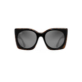 MAUI JIM Pakalana Sunglasses Black with Tortoise Interior |  Neutral Grey