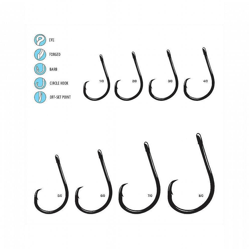 Gamakatsu Octopus Hook, Circle 4X Strong - 25PK