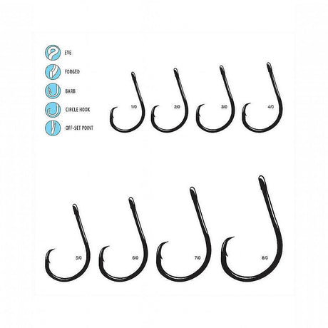 Gamakatsu Octopus Hook, Circle 4X Strong - 25PK