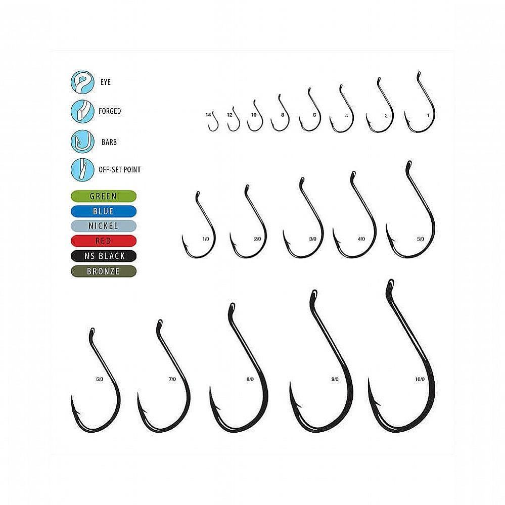 Gamakatsu Octopus Nickel Hook 100PK