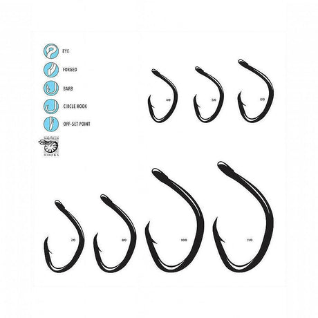 Gamakatsu Super Nautilus Circle Saltwater Hook