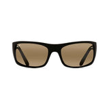 MAUI JIM Peahi Sunglasses Black Matte Rubber | HCL Bronze