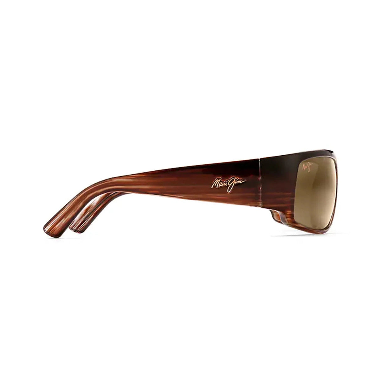 MAUI JIM World Cup Sunglasses Chocolate Stripe Fade | HCL Bronze