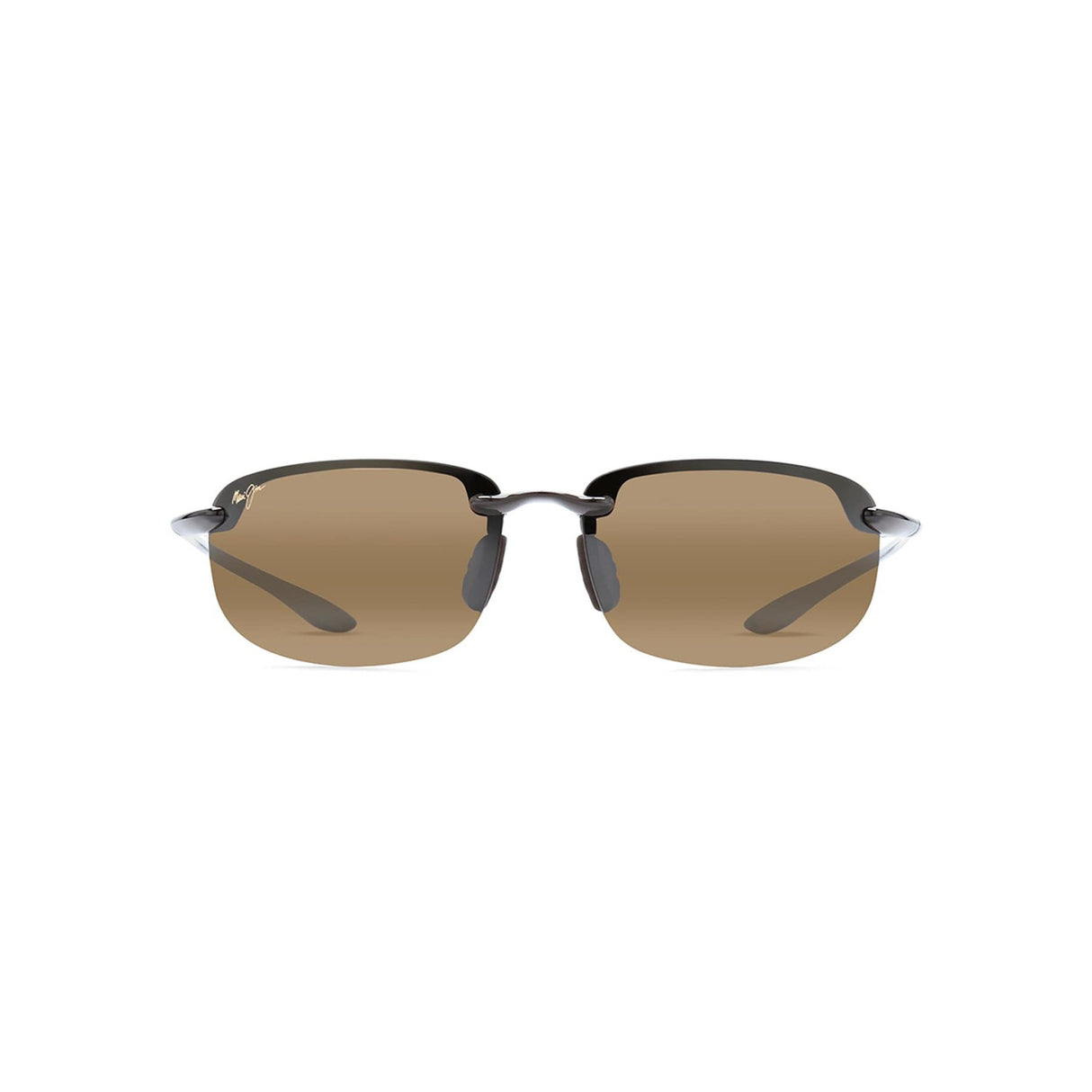 MAUI JIM Ho'okipa Sunglasses Gloss Black | HCL Bronze