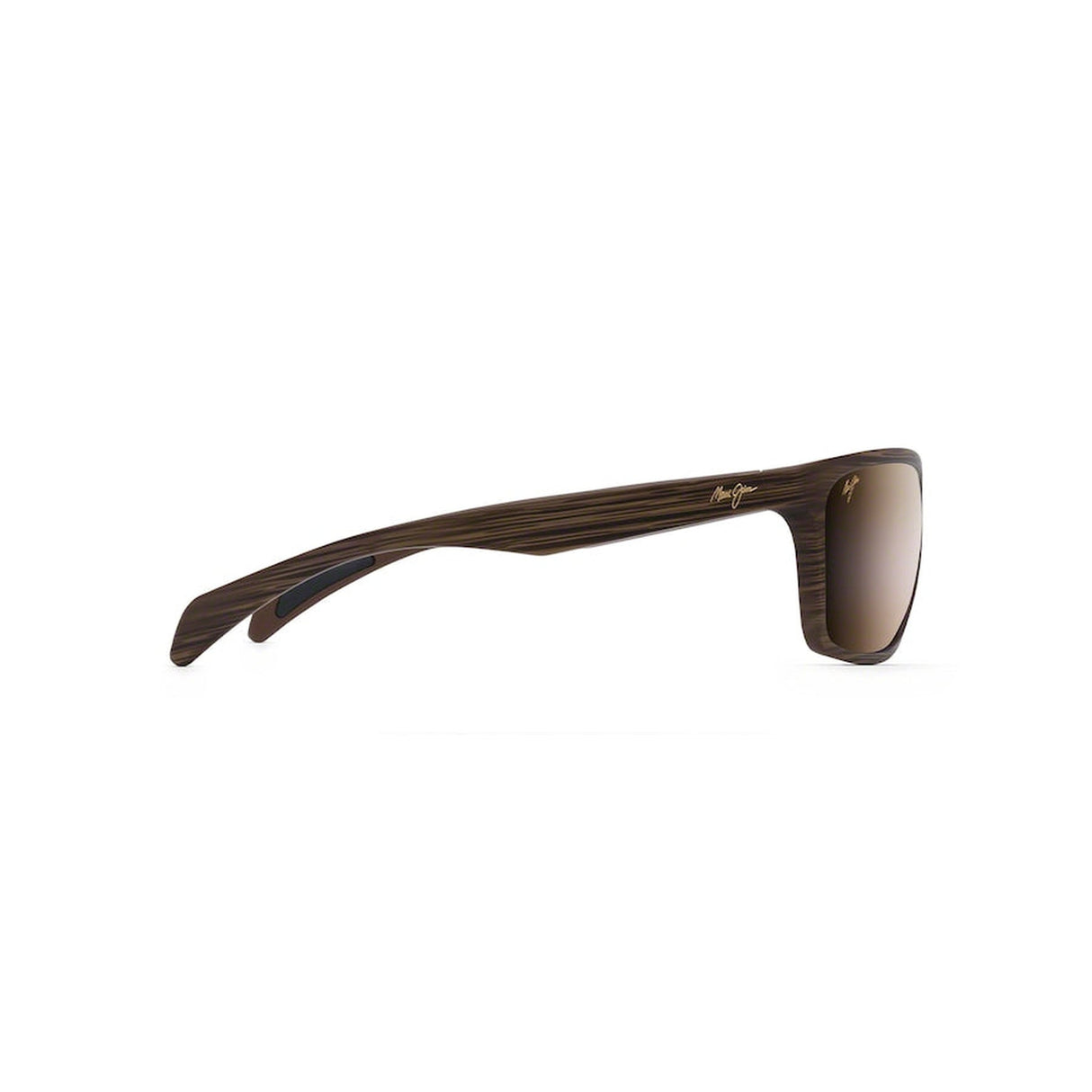 MAUI JIM Makoa Sunglasses Matte Brown Wood Grain | HCL Bronze