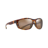 MAUI JIM Nuu Landing Sunglasses Tortoise with Black Rubber | HCL Bronze