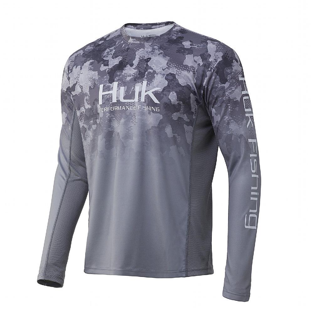 HUK Icon X KC Refraction Camo Fade Long Sleeve T-Shirt