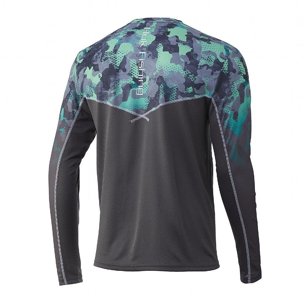 HUK Icon X KC Refraction Camo Fade Long Sleeve T-Shirt