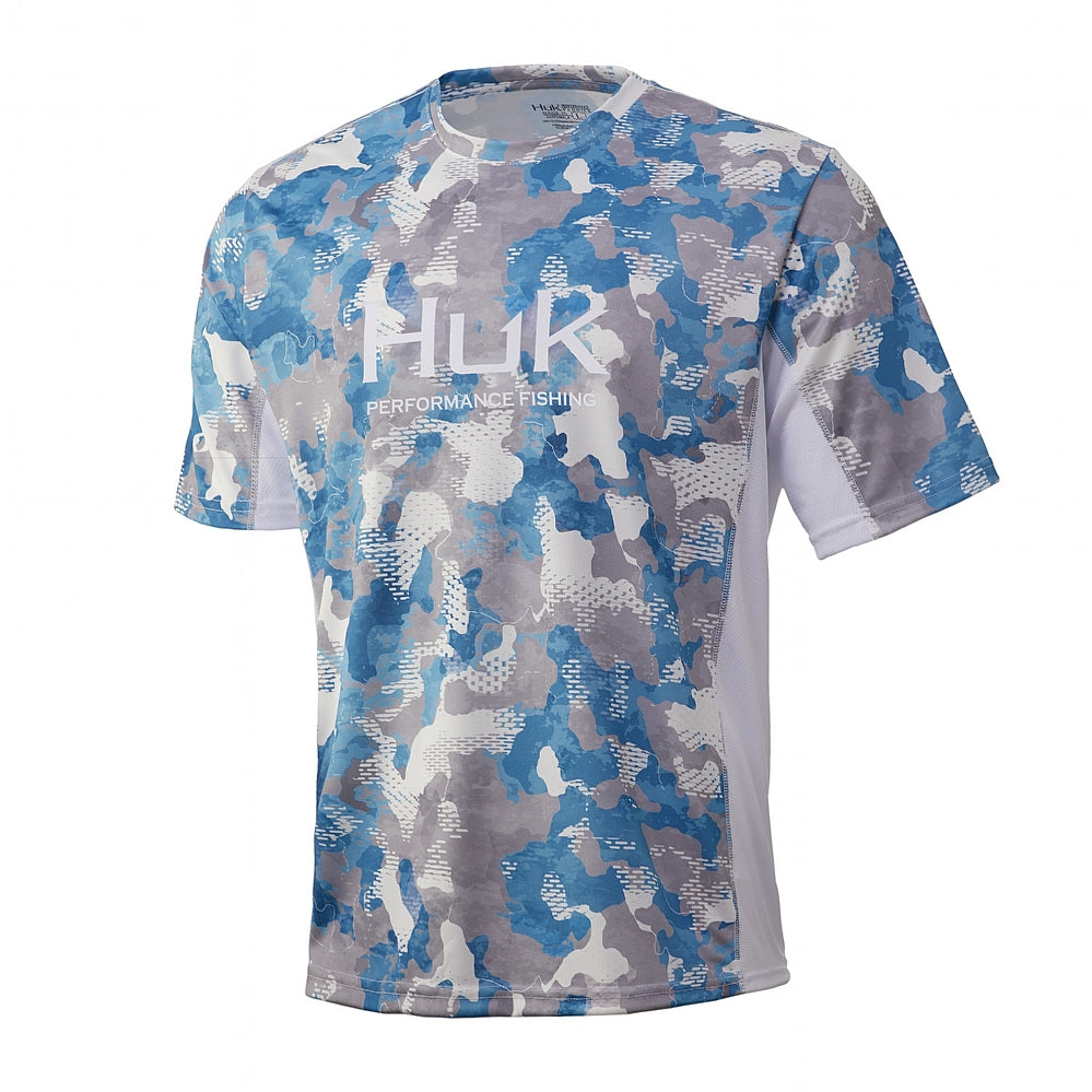 HUK Icon X KC Refraction Camo Short Sleeve from HUK - CHAOS Fishing