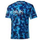 HUK Icon X KC Refraction Camo Short Sleeve