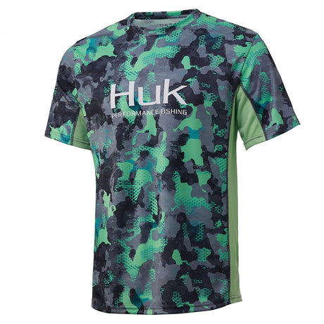 HUK Icon X KC Refraction Camo Short Sleeve