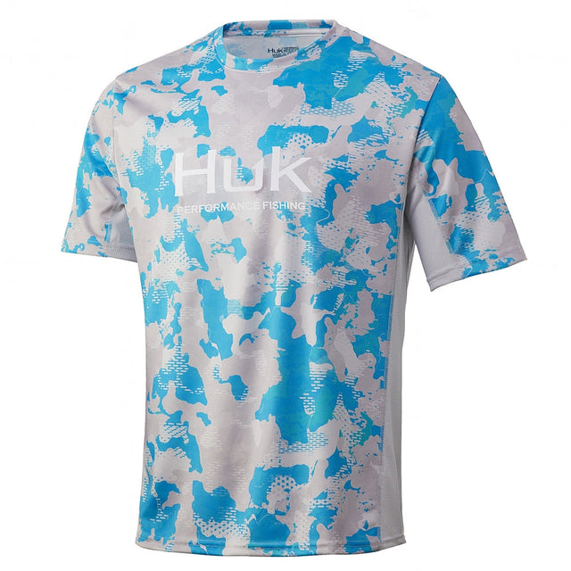 HUK Icon X KC Refraction Camo Short Sleeve