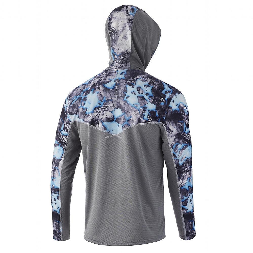 HUK Icon X Mossy Oak Fracture Hoodie