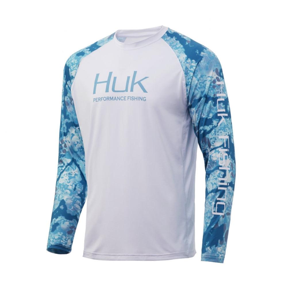 HUK Men's Double Header Long Sleeve | Sun Protecting Fishing Shirt