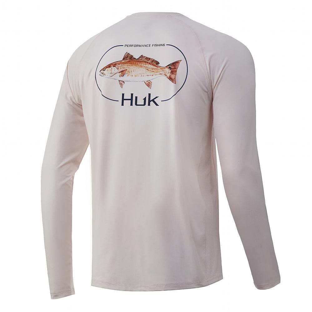 Huk Men's Redfish Pursuit Glacier Size 3XL | Chaos Fishing