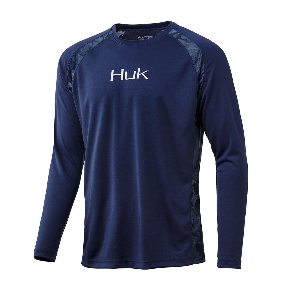 HUK Mens Strike Solid Long Sleeve