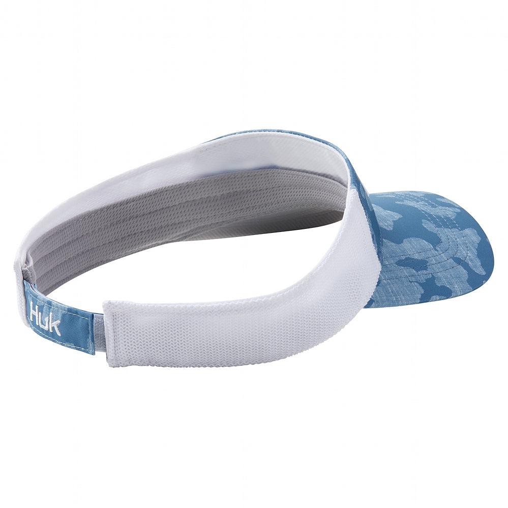 HUK Running Lakes Visor - Titanium Blue