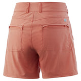 HUK Women's Next Level Short - Fusion Coral