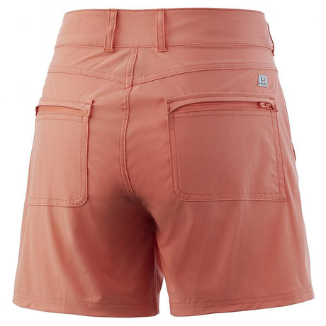 HUK Women's Next Level Short - Fusion Coral