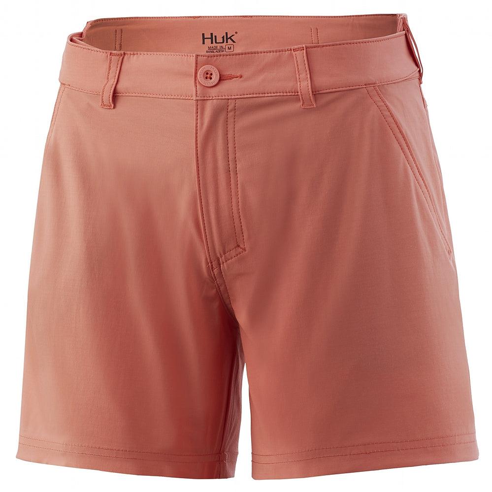 HUK Women's Next Level Short - Fusion Coral