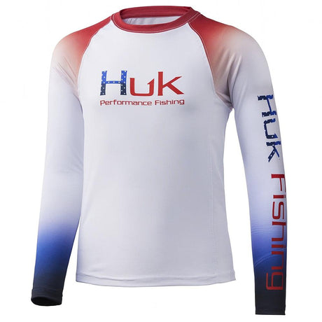 HUK Youth Flare Double Header Long Sleeve