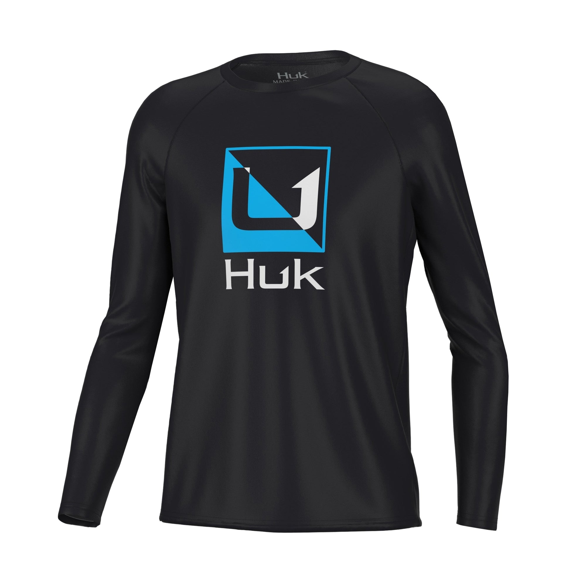 HUK Unisex Kid's Pursuit Solid Long Sleeve, Fishing Shirt