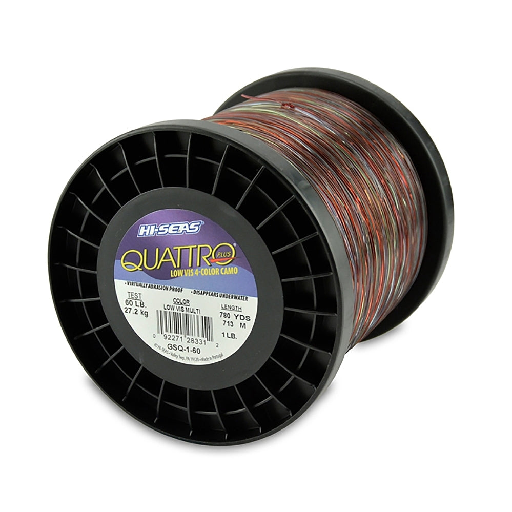 Hi-Seas Quattro Mono 1LB Spool - 4-Color Camo