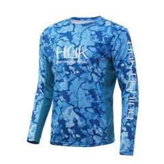 HUK Icon X Camo Long Sleeve Performance Fishing Shirt 3XL shirt