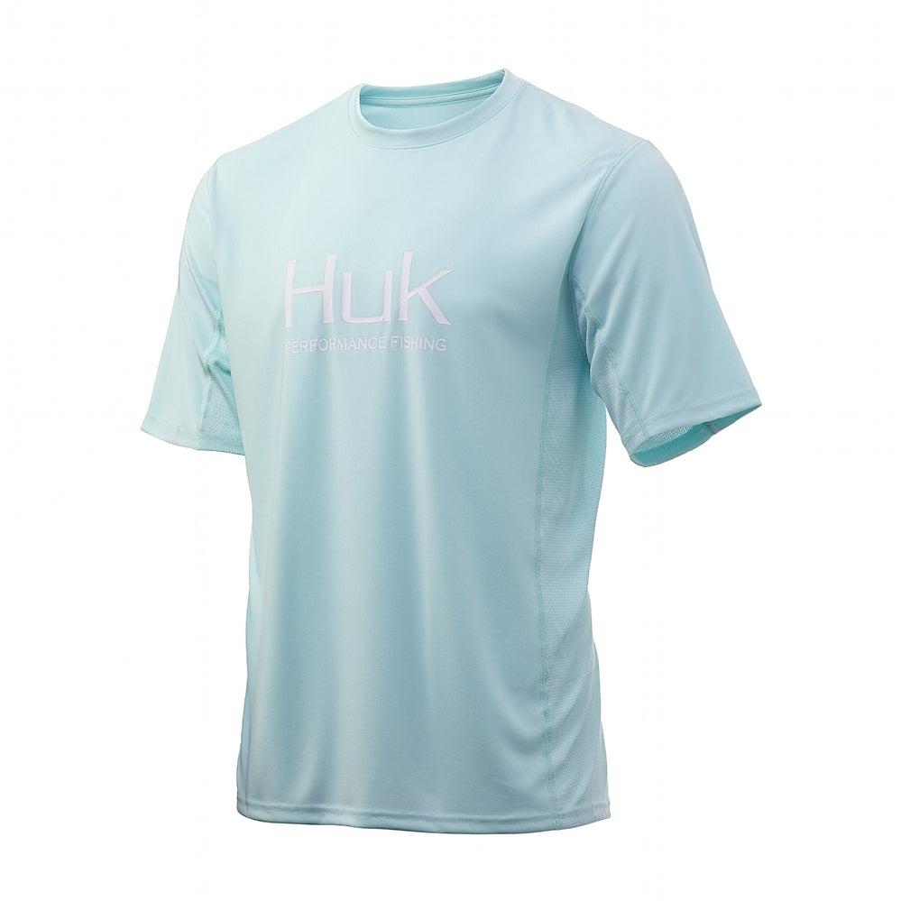 Huk Men's Icon x Seafoam Small Short Sleeve Performance Fishing Shirt