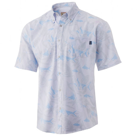 Huk Kona Ocean Palm Short Sleeve Shirt