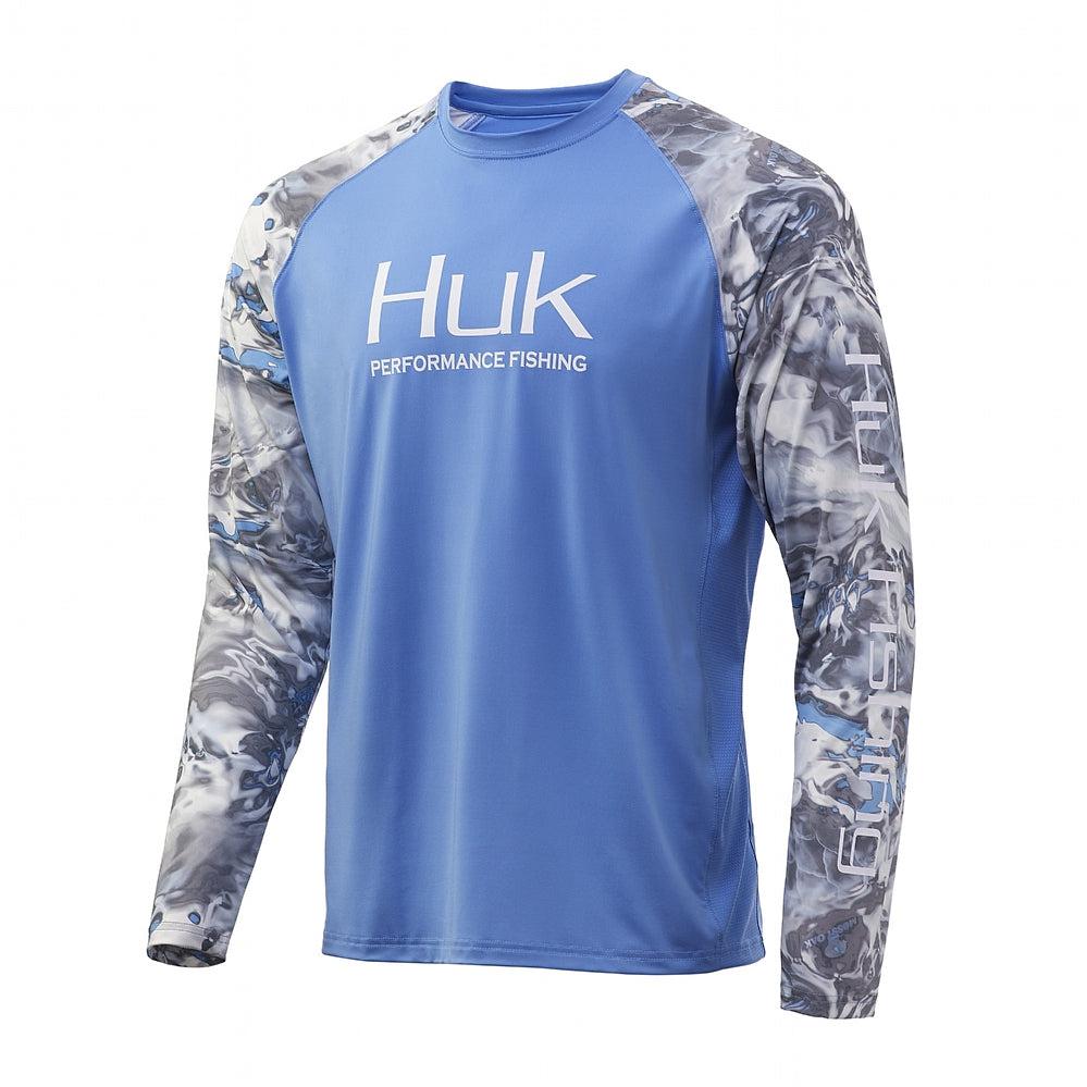 Huk Men&#39;s Mossy Oak Double Header Long Sleeve
