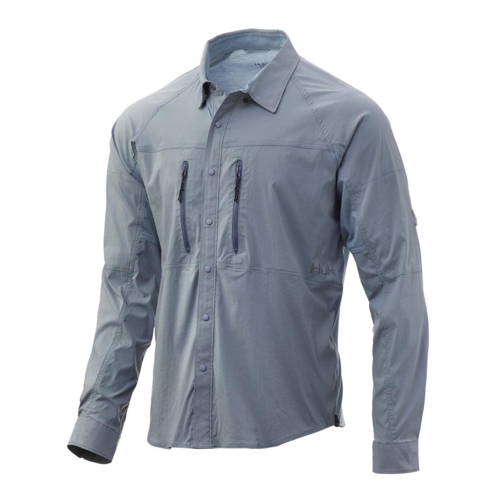 Huk Tech Hybrid Solid Long Sleeve Shirt