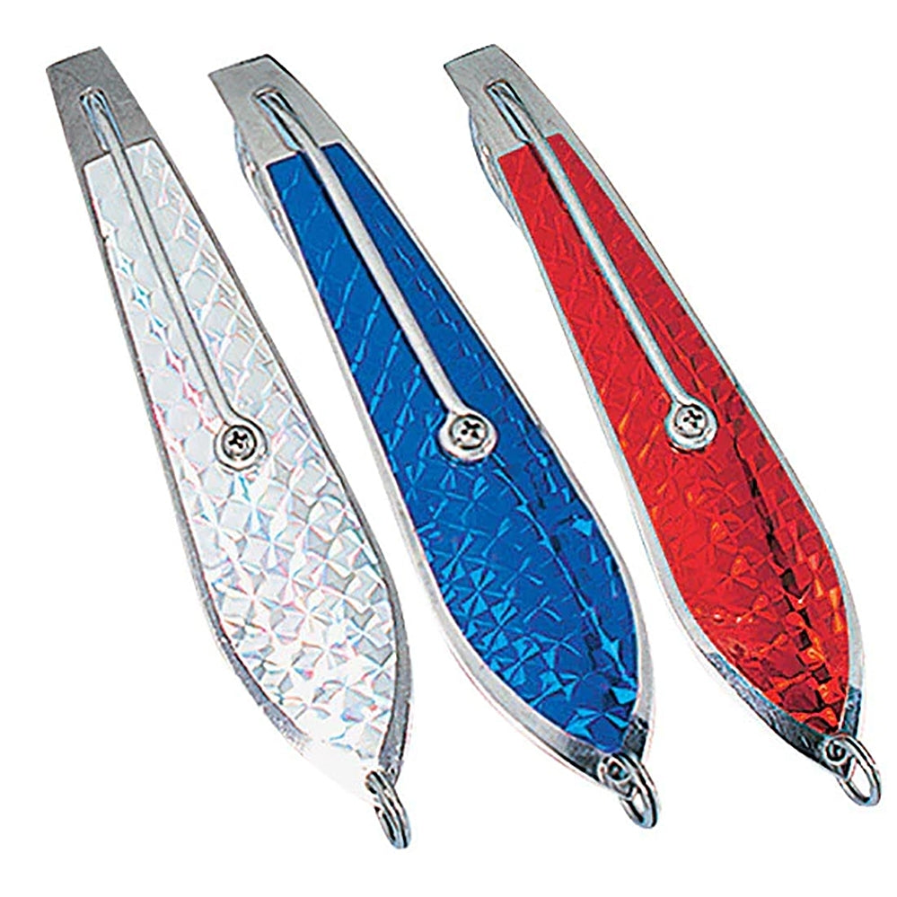 drone spoon fishing lure L.B. Huntington Eco Lure Spoon, Silver/Silver Flash Scale, 8.9cm
